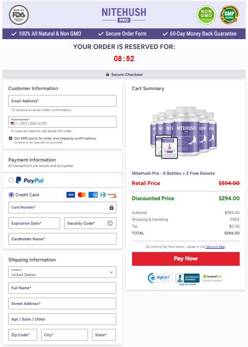 NiteHush Pro_Secure_Checkout